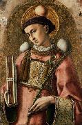 Carlo Crivelli Crivelli 1476 painting of Saint Stephen Spain oil painting artist